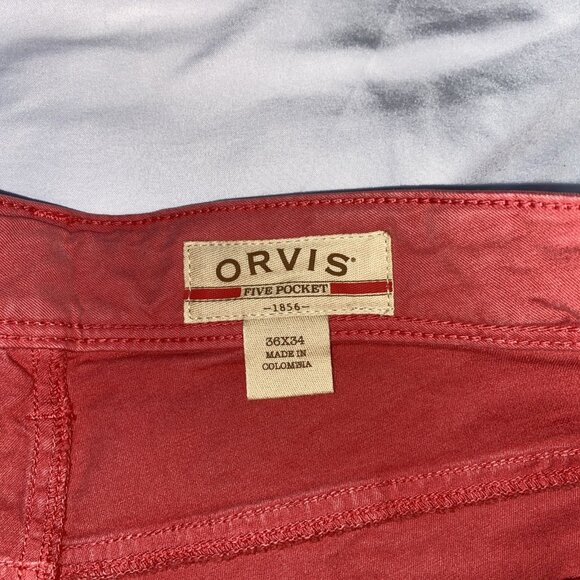 Orvis Five Pocket 1856 Twill Stretch Men's 36x34 Pants - Picture 9 of 12
